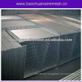 Temporary fence panel in warehouse